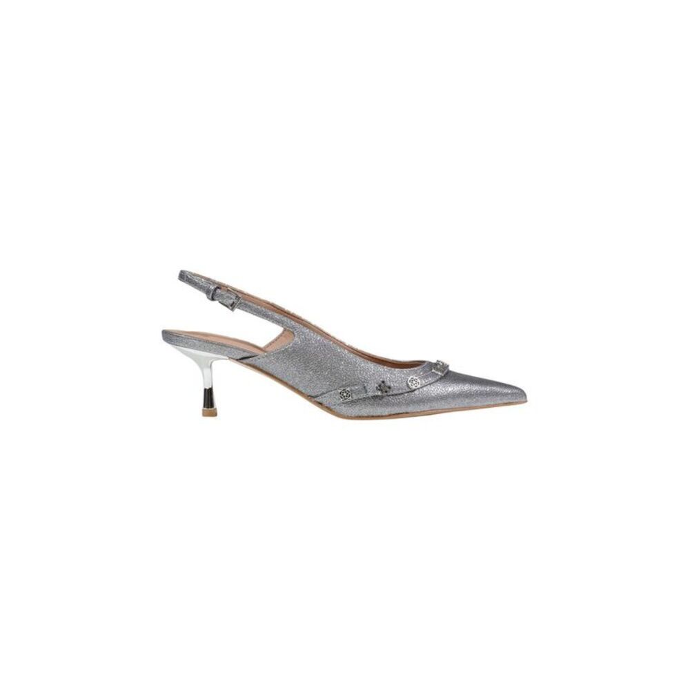 Guess Silver Polyester High Heel Women's Pumps